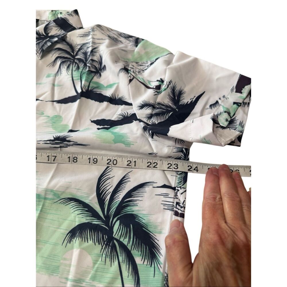 Manfinity Men’s Button Down Hawaiian shirt Sz XL NWOT - Picture 6 of 7
